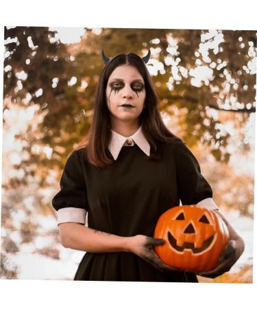 minkissy 12 Pairs Horn Hairpin Halloween Hair Accessories Halloween Party Supplies Costume Hair Accessories Creative Hair Accessories Black Outfit Hair Accessory for Women Demon Bobby Pins - Buy Online on GoSupps.com