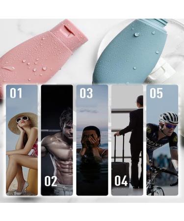 DDUP 3 Pcs Travel Bottles Set 60ML Travel Bottles & Containers Small Mini Empty Plastic Squeeze Bottles for Travel Toiletries Shampoo and Conditioner with Storage Bag.(Multicolor) - Buy Online on GoSupps.com