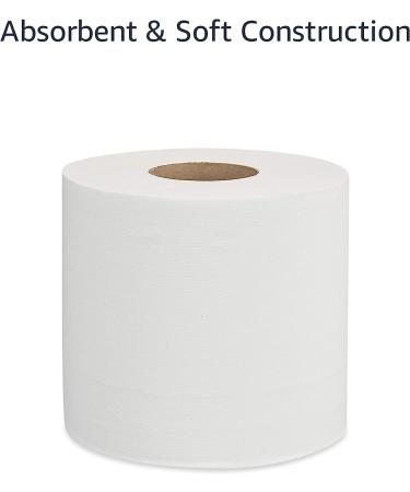 AmazonCommercial 2-Ply White Centerpull Centerfeed Paper Hand Towels(416969)|Bulk for Business|Perforated|Compatible with Universal Dispensers|FSC Certified|600 Towels per Roll(6 Rolls)(7.6 x 9 Sheet) - Buy Online on GoSupps.com