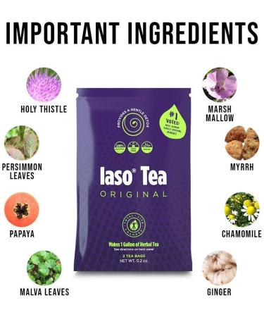 IASO Tea Detox Lose Weight Fast | 1 Week Supply | International Shipping - Buy Online on GoSupps.com