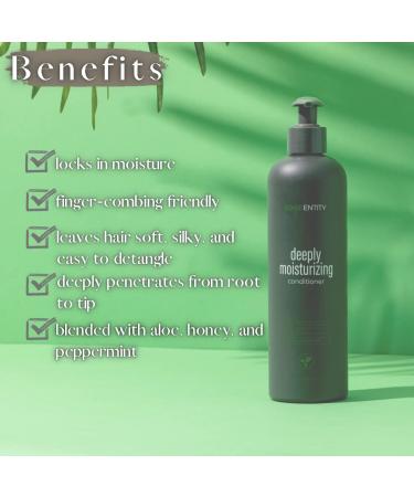 Edge Entity Peppermint & Aloe Vera Conditioner | Moisturizing Treatment for Kinky Curly Coily Hair (4A-4C) - 8 oz - International Shipping Available - Buy Online on GoSupps.com