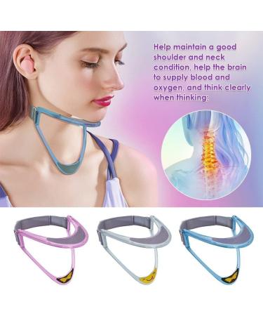 SAFWEL Neck Brace | Humpback Corrector | Lightweight & Comfortable Neck Support | Optimized Design for Proper Posture (Color D) - Buy Online on GoSupps.com