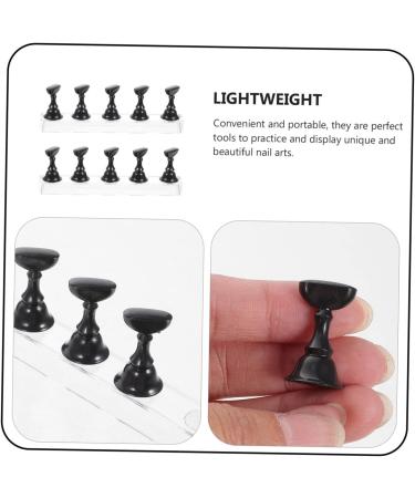 POPETPOP 2 Sets Nail Checkerboard Nail Stand Display Press on Nail Kit Nail Holder for Painting Nails Press on Nail Stand Nail Display Stand Nail Tips Holder Japanese Acrylic Rack Bracket 2.5x1.4x1.4cm Black - Buy Online on GoSupps.com