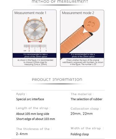 Neyens 20mm Rubber Clock Band for Omega Seamaster AT150 De Ville Speedmaster Silicone Replacement Strap with Rose Gold Buckle Premium Clock Accessories - Buy Online on GoSupps.com