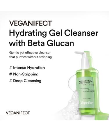 VEGANIFECT Hydrating Gel Face Wash Citric Acid + LHA + Glycerin + Beta Glucan Gentle Cleanser Oil Free Sensitive Skin Dehydrated Skin Korean Skin Care Big Size (205ml/6.93 fl oz) - Buy Online on GoSupps.com