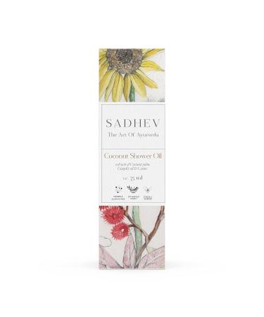 Sad-hev Ayurvedic Herbal Coconut Shower Oil - Nourishing Coconut & Castor Extract - 2.5 fl oz | International Shipping - Buy Online on GoSupps.com
