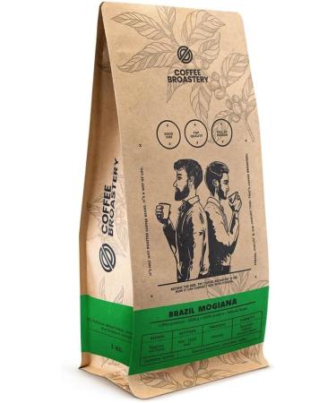 Coffee Broastery Coffee Beans Set 2x1kg 2000g | Brazil Guaxupe | Brazil Mogiana | Brazilian | Specialty Coffee | Freshly Roasted - Buy Online on GoSupps.com