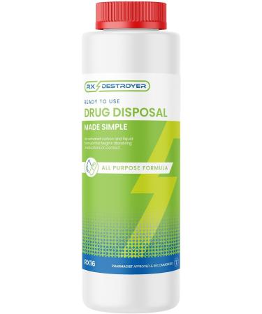 Eco-Friendly Medication Buster - All-Purpose Drug Disposal Solution for Pills Capsules Tablets & Liquids - 16 oz 1 Count - Buy Online on GoSupps.com