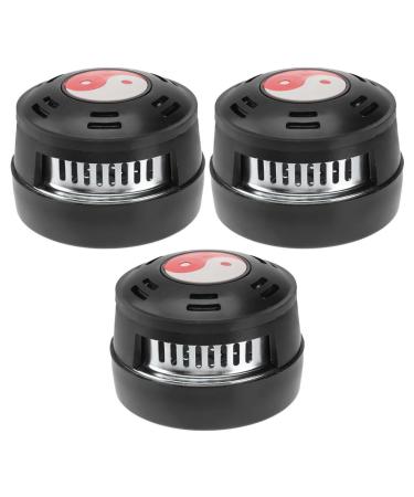 CliSpeed 3 Series Box Moxibusion-Box fragrance Harmer smoking vessel Moxa massage device Moxibusion Brenner Metal holder candle aroma diffuser MOXA heating tank fuel stand heating steel ai zhu 7x5x10cm as shown