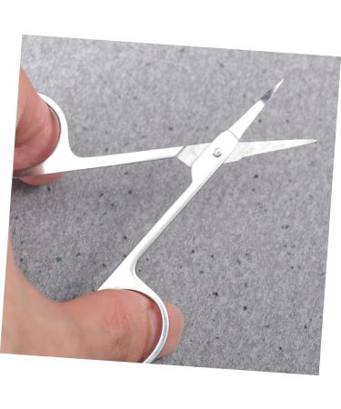 FRCOLOR 3pcs Facial Hair Scissors Set for Men | Curved & Straight Nose Hair Cutting Scissors | Perfect for Grooming & Beard Care - Buy Online on GoSupps.com