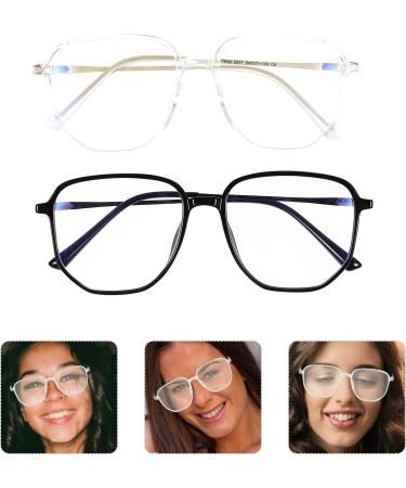 Faruta Anti-Blue Light Glasses - 2 Pack Anti-Radiation Computer Glasses for Students & Adults - Ultra-Bright Light Blocking Protection - Buy Online on GoSupps.com
