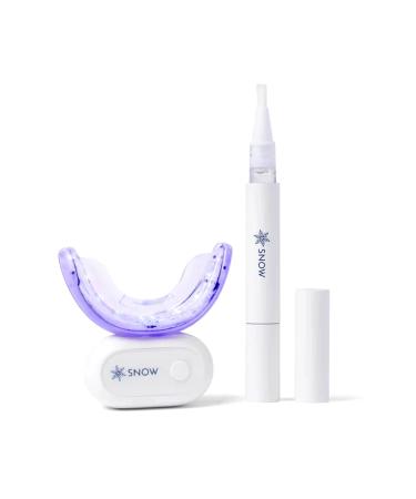 Snow Diamond Wireless LED Teeth Whitening Kit | Gentle & Enamel Safe | Dental Care Hygiene & Tooth Whitening | Achieve White Smile with LED Light | Portable & Convenient Tooth Care | 2 Month Supply