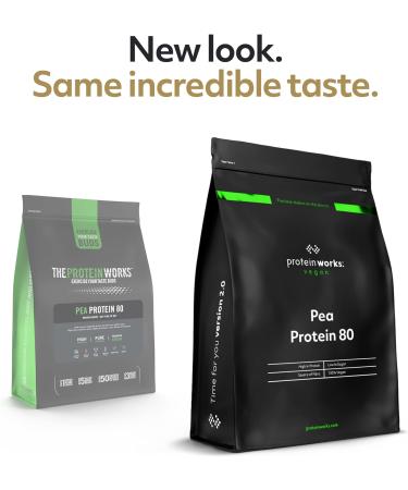 Protein Works Chocolate Silk Pea Protein Isolate Powder 500g - Plant-Based, Gluten Free, No Added Sugar - Buy Online on GoSupps.com