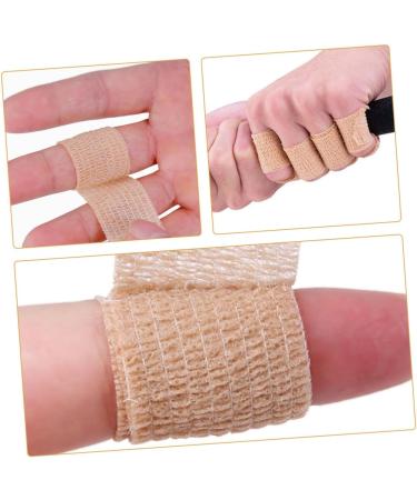 Buy POPETPOP 12 Rolls Sports Tape - Elastic Bandage Wrap Stretchy Athletic Tape Light Brown - International Shipping Available - Buy Online on GoSupps.com