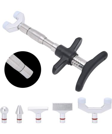 Chiropractic Adjustment Tool - 6 Head Manual Vertebral Massager for Scoliosis & Thorax Correction (Silver) - Buy Online on GoSupps.com