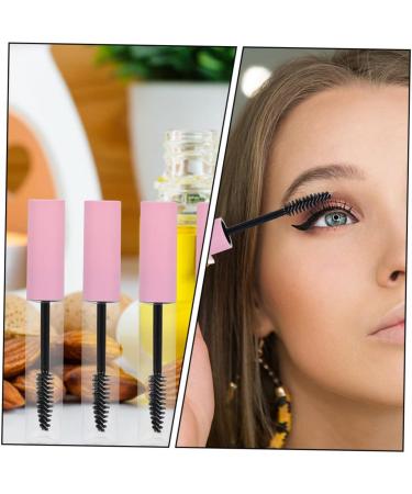 Healvian 15pcs Mascara Empty Tube Lash Clear Mascara Tube Cold Pressed oil Refillable Pink Plastic - Buy Online on GoSupps.com