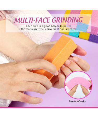 Fandamei 20-Piece Nail Buffer & File Set - Professional 100/180 Gel Nail Files for Manicure & Pedicure - Perfect for Nail Care Worldwide - Buy Online on GoSupps.com