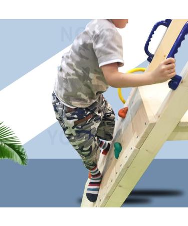 Ymeibe Playground Safety Handles Set - Set of 4 Swing Set Kids Safety Hand Grips - Yellow Grab Handle Bars for Outdoor Games - Buy Online on GoSupps.com