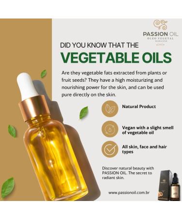 Passion Oil - 30ML Passion Fruit Vegetable Oil for Hydration & Skincare | Rich in Omega 6 - Emollient for Face & Body - Buy Online on GoSupps.com