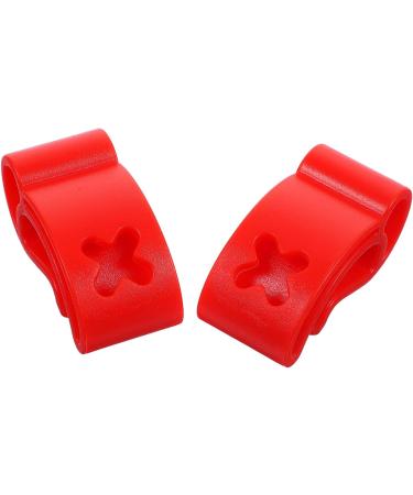 CLISPEED 2pcs Buckle Exercise Accessories Disc Clip - Outdoor Plastic Black Red - 4.5x2x2cm (4pcs) - Buy Online on GoSupps.com