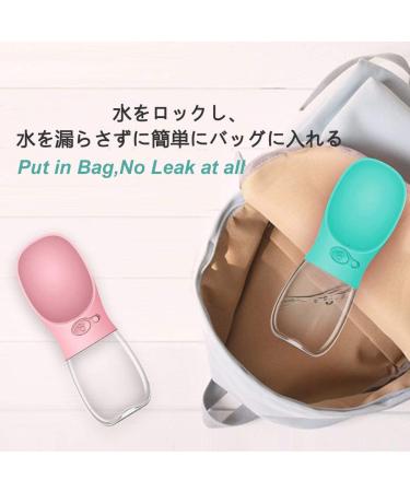 Kalimdor Dog Water Bottle 12oz - Leak Proof Portable Pet Water Dispenser for Outdoor Walking, Hiking, Travel - BPA Free Blue Plastic - Buy Online on GoSupps.com