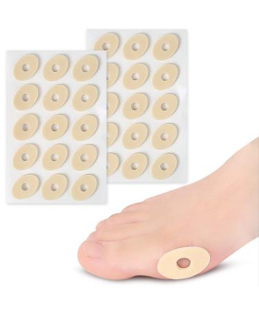 30pcs Footcare Corn Caps Corn Cushions Corn Pads for Feet Soft Latex Foam Self Adhesive Callus Pads Corn Pad Bunion Plasters Corn Pad Anti Friction Reduce Foot and Heel Pain