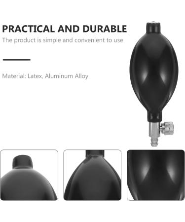 Operitacx 2Pcs Black Manual Inflation Blood Pressure Latex Bulb Set | Replacement Kit with Air Release Valve - Buy Online on GoSupps.com