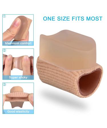 PLPLAAOBO Toe Straightener & Protector Sleeve with Big Toe Gel Spacers - for Bunion Hallux Valgus Correction - Unisex - Day and Night Use - Buy Online on GoSupps.com