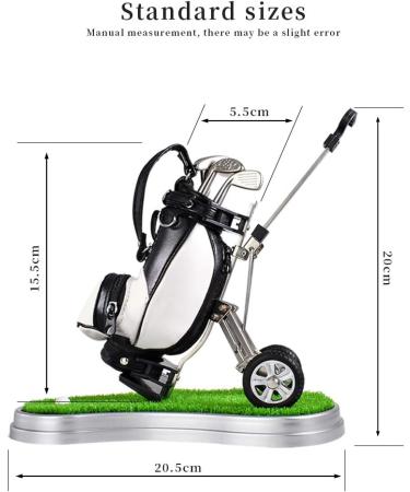 Dual-Purpose Golf Pen Holder Set - 3 Piece Pens, Desktop Decoration & Entertainment Novelty Gift for Men, Fathers Day, Golfer Fans & Coworkers - Buy Online on GoSupps.com