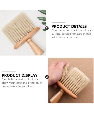 EXCEART Round Beard Brush with Feather Duster | Essential Grooming Tool for Men s Beard Care - Buy Online on GoSupps.com