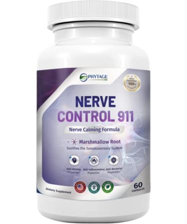 Nerve Control 911 - Natural Plant-Based Nerve Health Supplement (60 Capsules) - Buy Online on GoSupps.com