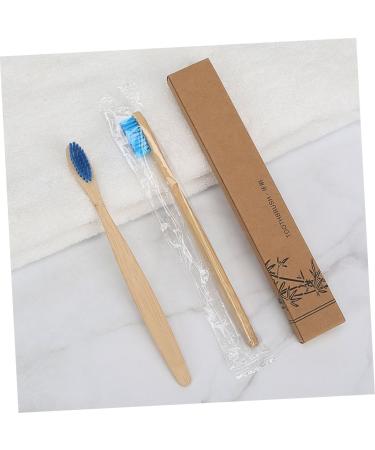 Eco-Friendly Soft Bristle Toothbrush Set - 6 Disposable Natural Wooden Toothbrushes for Travel - Landfill-Safe & Biodegradable - Buy Online on GoSupps.com
