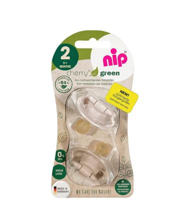 NIP Cherry Green Round Pacifier Set for Boys | 4 Pieces Size 2 | 6+ Months | Blue Turquoise Silver Light Blue - International Shipping - Buy Online on GoSupps.com