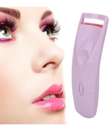 Qukaim Heated Lash Curler Heated Electric Eyelash Curler Silicone Type C Charging Long Lasting PurpleHeated Lash Curler for Girls - Buy Online on GoSupps.com
