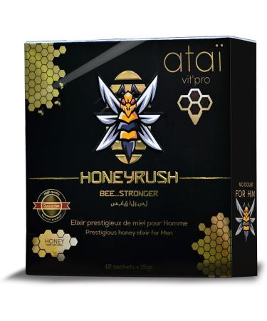 HONEY BEERUSH- Miel de vitalit - Formule nerg tique intense - Homme - 12x15gr - Buy Online on GoSupps.com