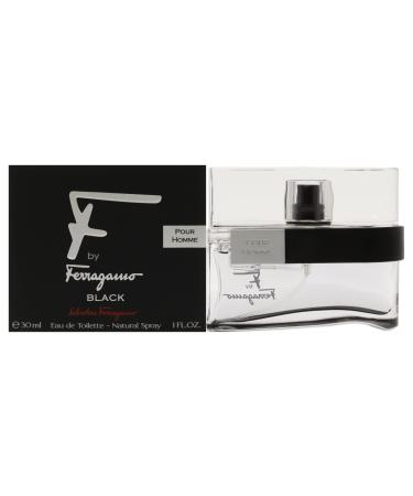 Salvatore Ferragamo Pour Homme Black Eau de Toilette Spray 1 Ounce