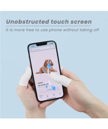 Inartato Latex Finger Cots - 300 Pcs Medium Size Finger Protectors for Beauty, Nail, Tattoo, Electronic Repair - Rubber Finger Tips Sleeves Gloves - Buy Online on GoSupps.com