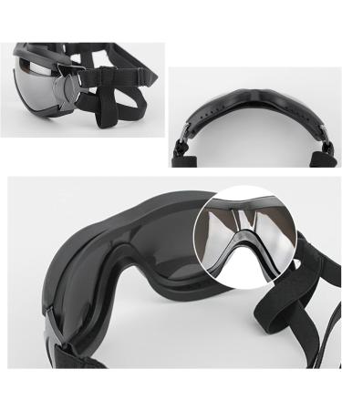 JIAMIAN Dog Goggles - Anti-UV Windproof Eye Protection for Medium & Large Dogs, Black - Buy Online on GoSupps.com