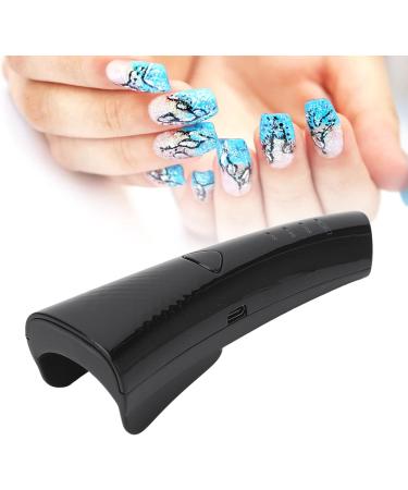 Mini UV Nail Lamp Quick Drying Gel Nail Light with 3 Gears Portable Nail Dryer with Lasting Endurance Compact Size for Home DIY Manicure (Black) - Buy Online on GoSupps.com