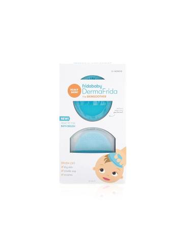 DermaFrida Baby Bath Silicone Brush by Fridababy | 2 Pack | For Dry Skin, Cradle Cap, Eczema | Baby Essential - Buy Online on GoSupps.com