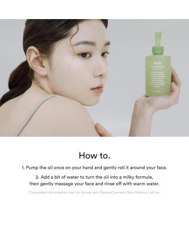 Buy Abib Pore Cleansing Oil Heartleaf | Gentle Oil Cleanser for Sensitive Skin | 210ml | Korean Skincare for Blackheads & Pore Care - Buy Online on GoSupps.com