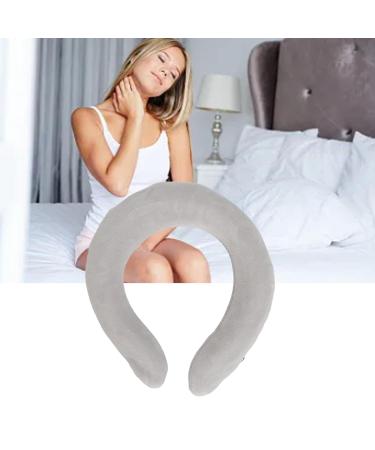 Self-Heating Neck Collar Remover - Plush 48 C Neck Warmer (Gray) for Comfort & Relief | International Shipping Available - Buy Online on GoSupps.com