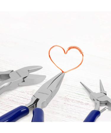 WORKPRO 7-Piece Jewelers Pliers Set - Jewelry Making Tools Kit with Carrying Pouch (Blue) - Buy Online on GoSupps.com