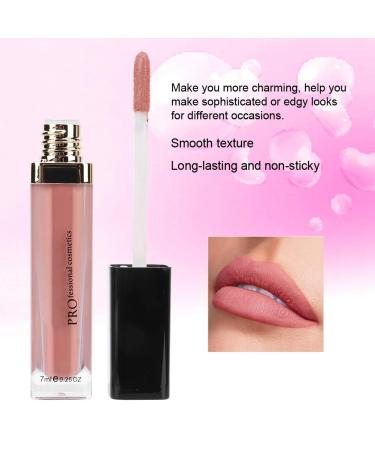 Matt Lipstick & Moisturizing Lip Balm - 7ml Waterproof Lip Gloss for Daily & Theater Makeup | 6 Vibrant Colors - Buy Online on GoSupps.com