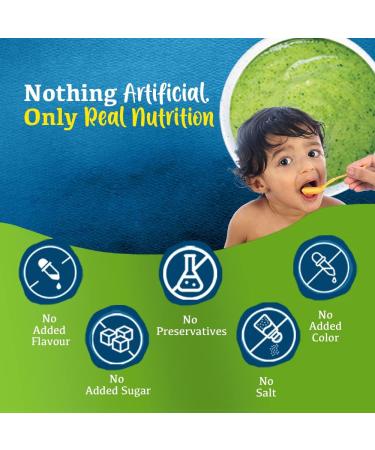 Manna Health Mix Instant 200g Spinach Carrot Dal with Milk Travel Friendly (Mix with Water/Milk and Serve) - Buy Online on GoSupps.com