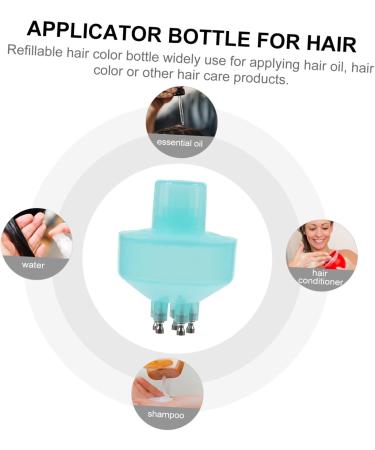 Hair Color Applicator Bottle Set Dying Tools with Comb & Dropper for Easy Hair Dyeing 6.3X4.5cm Blue - Buy Online on GoSupps.com