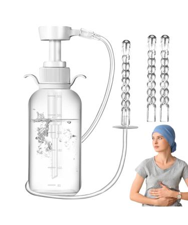 Generisch Reusable Shower Bottle for Women - 300ml Vaginal Rinse Bottle Gentle Reusable Aid for Intimate Care at Home On the Go Bathroom and Shower