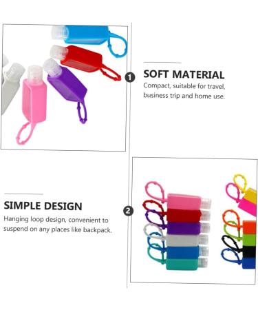 Housoutil 1 Set Silicone Bottle Skull Stationary Travel Liquid Container Travel Perfume Bottle Travel Bottle Holder Sleeve Mini Hollow Out Silica Gel Handwashing Fluid Student - Buy Online on GoSupps.com