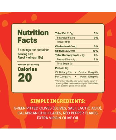 Freestyle Snacks Jumbo Green Olives - Grown in Greece, All Natural, Non-GMO, Paleo & Keto Friendly, Hot & Spicy Salty Snack, 4oz (3 Pack) - Buy Online on GoSupps.com