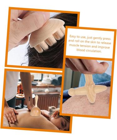 Beavorty Wooden Massage Cup Set | Household Wood Therapy Massager for Muscle Relief | Portable Handheld Massage Device - Buy Online on GoSupps.com